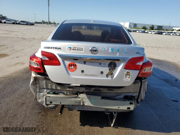 2019 Nissan Sentra S with VIN 3N1AB7AP8KY403156, listed as a Copart auction lot 52883425 with 102,295 mi miles and Non Repairable. Bid and sale history available at carsss.com. Image 6.
