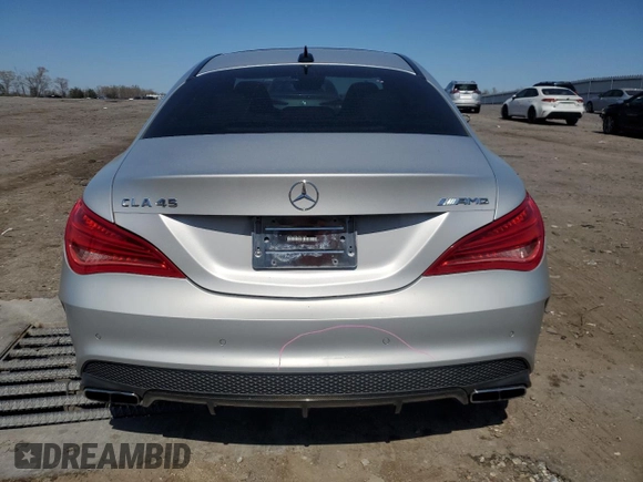 2014 Mercedes-Benz CLA 45 AMG with VIN WDDSJ5CB8EN122458, listed as a Copart auction lot 50528055 with 74,961 mi miles and Salvage title. Bid and sale history available at DreamBid. Image 6.