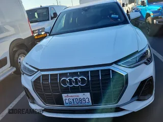 2023 Audi Q3 S line Premium with VIN WA1DECF34P1107427, listed as a IAAI auction lot 42845142 with 43,670 mi miles and . Bid and sale history available at DreamBid. Image 12.