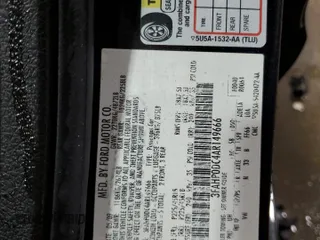 2010 Ford Fusion SPORT with VIN 3FAHP0DC4AR149666, listed as a Copart auction lot 42149805 with 213,925 mi miles and Salvage Title. Bid and sale history available at carsss.com. Image 12.