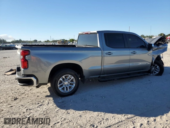 2024 Chevrolet Silverado 1500 LT with VIN 1GCPACED5RZ101178, listed as a Copart auction lot 83412754 with 32,864 mi miles and Non Repairable. Bid and sale history available at DreamBid. Image 3.