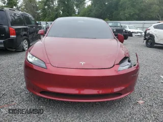2025 Tesla Model 3 Long Range with VIN 5YJ3E1EA7SF938944, listed as a Copart auction lot 51677045 with 3,658 mi miles and Salvage title. Bid and sale history available at DreamBid. Image 5.
