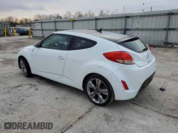 2014 Hyundai Veloster with VIN KMHTC6ADXEU184741, listed as a Copart auction lot 81136964 with 85,453 mi miles and Salvage Title. Bid and sale history available at carsss.com. Image 2.