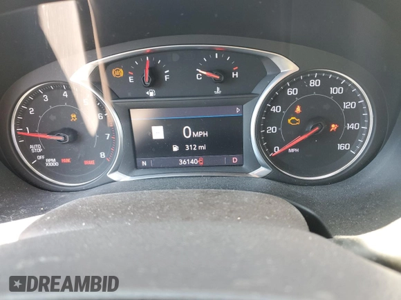2022 GMC Acadia SLT with VIN 1GKKNML49NZ125361, listed as a Copart auction lot 57351185 with 36,140 mi miles and Salvage title. Bid and sale history available at DreamBid. Image 9.