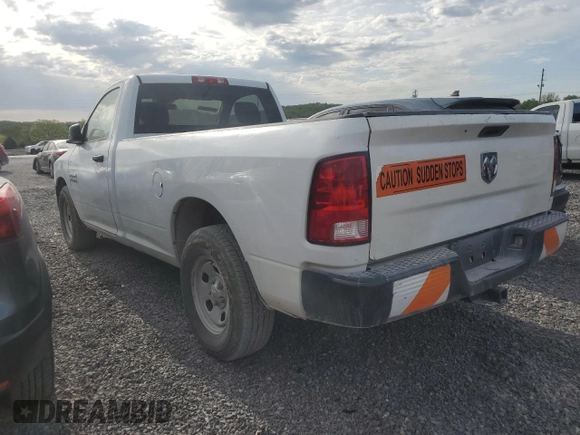 2017 Ram 1500 Tradesman with VIN 3C6JR6DG4HG557111, listed as a Copart auction lot 52651715 with 83,507 mi miles and Clean title. Bid and sale history available at DreamBid. Image 2.