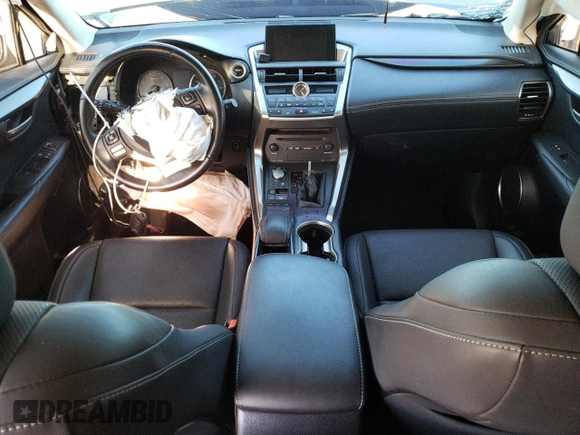 2017 Lexus NX 200t z VIN JTJBARBZ5H2128236, wystawiony jako Copart lot #54101475 z przebiegiem Nie podano mil oraz Szkoda całkowita • Salvage title. Historia ofert i sprzedaży dostępna na DreamBid. Obrazek 8.