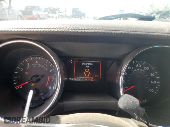 2017 Ford Mustang GT with VIN 1FA6P8CF0H5250508, listed as a Copart auction lot 53699755 with 80,288 mi miles and Salvage title. Bid and sale history available at DreamBid. Image 9.