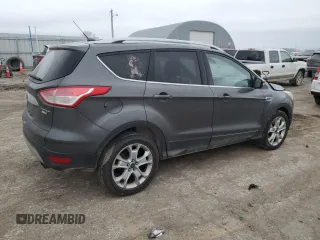 2016 Ford Escape Titanium with VIN 1FMCU9J93GUA62090, listed as a Copart auction lot 47458655 with Not Provided miles and Salvage Title. Bid and sale history available at DreamBid. Image 3.