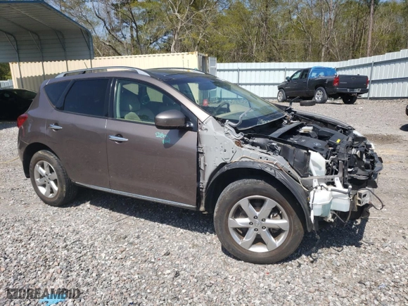 2010 Nissan Murano S with VIN JN8AZ1MU8AW018438, listed as a Copart auction lot 51287815 with 103,695 mi miles and Salvage Title. Bid and sale history available at carsss.com. Image 4.