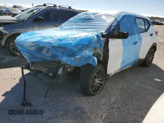 2022 Nissan Kicks S with VIN 3N1CP5BV1NL490430, listed as a Copart auction lot 47868355 with 0 mi miles and Non Repairable. Bid and sale history available at carsss.com. Image 1.