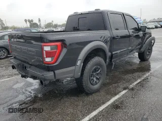 2023 Ford F-150 Raptor with VIN 1FTFW1RG6PFA01658, listed as a Copart auction lot 47601275 with 40,440 mi miles and Salvage Title. Bid and sale history available at DreamBid. Image 3.