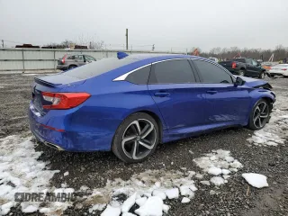 2018 Honda Accord Sedan Sport 1.5T with VIN 1HGCV1F3XJA193860, listed as a Copart auction lot 44686625 with 156,106 mi miles and Salvage Title. Bid and sale history available at carsss.com. Image 3.