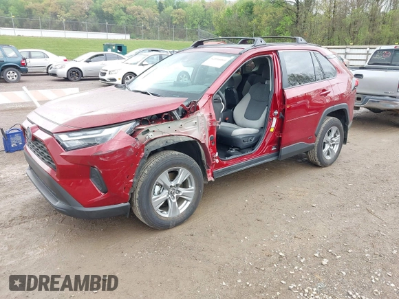 2023 Toyota RAV4 Hybrid XLE with VIN 4T3RWRFV0PU089720, listed as a IAAI auction lot 42016001 with 19,499 mi miles. Bid and sale history available at carsss.com. Image 2.