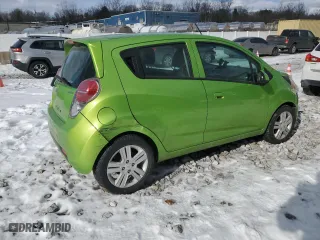 2014 Chevrolet Spark LS with VIN KL8CB6S95EC566885, listed as a Copart auction lot 42221235 with 153,161 mi miles and Salvage Title. Bid and sale history available at carsss.com. Image 3.