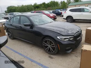 2019 BMW 3 Series 330i xDrive with VIN WBA5R7C54KFH25516, listed as a Copart auction lot 51862063 with 60,835 mi miles and Non Repairable. Bid and sale history available at carsss.com. Image 4.