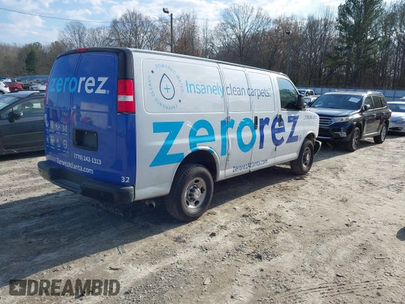 2021 Chevrolet City Express Cargo z VIN 1GCZGGF73M1158641, wystawiony jako IAAI lot #41597683 z przebiegiem 71 122 mil mil oraz . Historia ofert i sprzedaży dostępna na DreamBid. Obrazek 4.