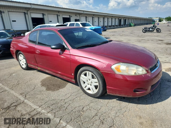 2006 Chevrolet Monte Carlo LTZ with VIN 2G1WN161769302703, listed as a Copart auction lot 62342785 with 190,005 mi miles and Clean title. Bid and sale history available at DreamBid. Image 4.