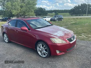 2006 Lexus IS 350 with VIN JTHBE262165001506, listed as a Copart auction lot 51870425 with 213,188 mi miles and Clean Title. Bid and sale history available at DreamBid. Image 1.