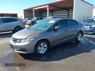 2015 Honda Civic LX with VIN 2HGFB2F54FH521831, listed as a IAAI auction lot 41378803 with 46,226 mi miles and . Bid and sale history available at DreamBid. Image 18.