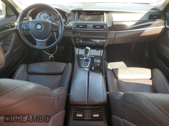 2015 BMW 5 Series 535i with VIN WBA5B1C54FG125819, listed as a Copart auction lot 48557755 with 85,106 mi miles and Clean Title. Bid and sale history available at carsss.com. Image 8.