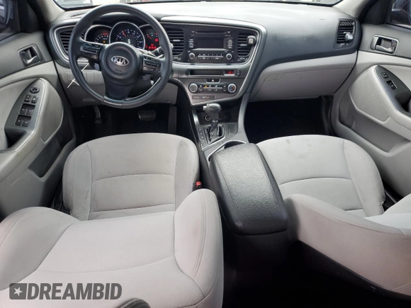 2015 Kia Optima LX z VIN KNAGM4A70F5554315, wystawiony jako Copart lot #57434125 z przebiegiem 109 200 mil mil oraz Czysty tytuł • Clean title. Historia ofert i sprzedaży dostępna na DreamBid. Obrazek 8.