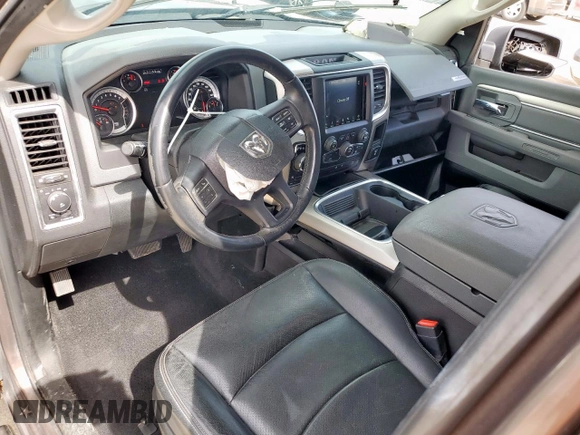 2018 Ram 1500 Big Horn with VIN 1C6RR7LT4JS250169, listed as a Copart auction lot 48905465 with 48,802 mi miles and Salvage Title. Bid and sale history available at carsss.com. Image 8.