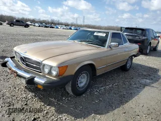 1983 Mercedes-Benz 380 with VIN WDBBA45AXDB020618, listed as a Copart auction lot 49071775 with 111,064 mi miles and Clean Title. Bid and sale history available at carsss.com. Image 1.