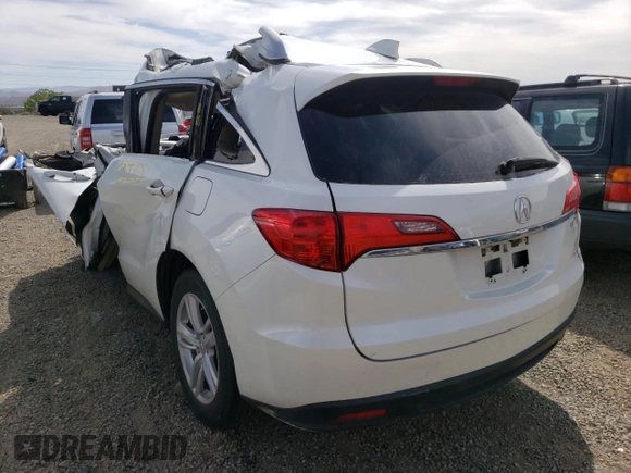 2015 Acura RDX with VIN 5J8TB4H3XFL030242, listed as a Copart auction lot 54072705 with Not provided miles and Salvage title. Bid and sale history available at DreamBid. Image 3.