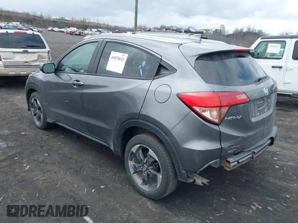 2018 Honda HR-V EX-L Navi with VIN 3CZRU6H7XJM718812, listed as a IAAI auction lot 41875621 with 148,531 mi miles. Bid and sale history available at carsss.com. Image 3.