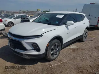 2023 Chevrolet Blazer LT with VIN 3GNKBCR44PS100705, listed as a IAAI auction lot 42070510 with Not provided miles and . Bid and sale history available at DreamBid. Image 2.