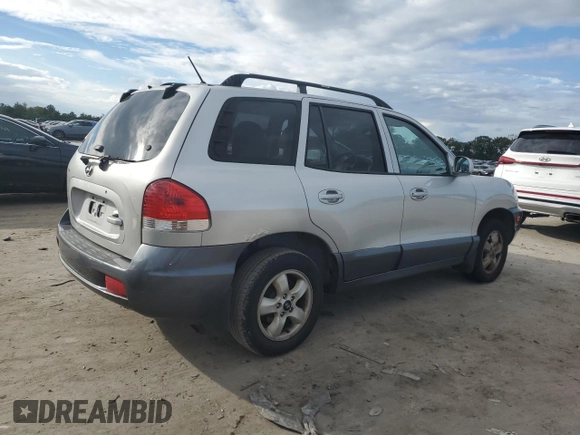 2005 Hyundai Santa Fe GLS with VIN KM8SC73D95U984557, listed as a Copart auction lot 71441994 with 157,371 mi miles and Salvage Title. Bid and sale history available at carsss.com. Image 3.