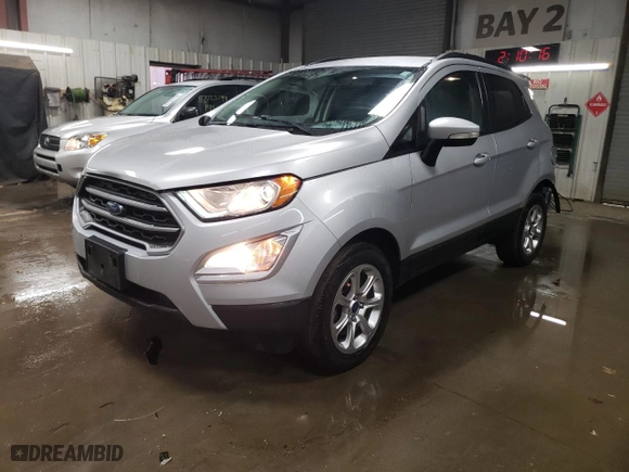 2018 Ford EcoSport SE with VIN MAJ6P1UL7JC184214, listed as a Copart auction lot 41443835 with 73,298 mi miles and Salvage Title. Bid and sale history available at carsss.com. Image 1.