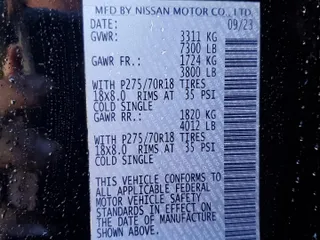 2024 Nissan Titan Pro-4X z VIN 1N6AA1ED8RN104641, wystawiony jako Copart lot #83624614 z przebiegiem 19 065 mil mil oraz Szkoda całkowita • Salvage title. Historia ofert i sprzedaży dostępna na DreamBid. Obrazek 13.