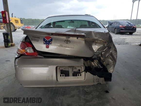 2003 Toyota Solara SE with VIN 2T1CE22P93C025817, listed as a Copart auction lot 61870664 with Not Provided miles and Salvage Title. Bid and sale history available at carsss.com. Image 6.