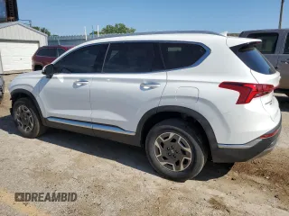 2023 Hyundai Santa Fe Hybrid Blue with VIN 5NMS2DA14PH016259, listed as a Copart auction lot 60311944 with 40,754 mi miles and Salvage Title. Bid and sale history available at carsss.com. Image 2.