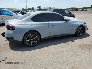 2024 BMW 2 Series 230i xDrive with VIN 3MW33CM0XR8E12183, listed as a Copart auction lot 59224654 with Not provided miles and Salvage title. Bid and sale history available at DreamBid. Image 3.
