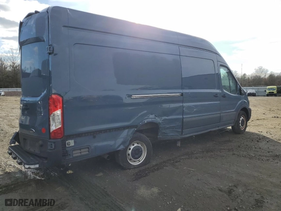 2021 Ford Transit Cargo Van with VIN 1FTBR3X84MKA97774, listed as a Copart auction lot 80046504 with 36,983 mi miles and Salvage Title. Bid and sale history available at carsss.com. Image 3.