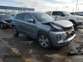 2021 Mitsubishi Outlander SE with VIN JA4APVAU2MU017275, listed as a Copart auction lot 87055624 with 74,837 mi miles and Salvage title. Bid and sale history available at DreamBid. Image 4.