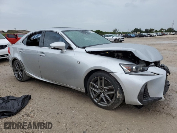 2018 Lexus IS 300 with VIN JTHBA1D27J5063607, listed as a Copart auction lot 63473825 with 124,193 mi miles and Salvage title. Bid and sale history available at DreamBid. Image 4.