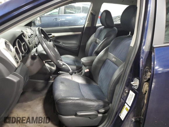 2009 Pontiac Vibe GT with VIN 5Y2SR67009Z418994, listed as a Copart auction lot 76815624 with 209,569 mi miles and Salvage Title. Bid and sale history available at carsss.com. Image 7.