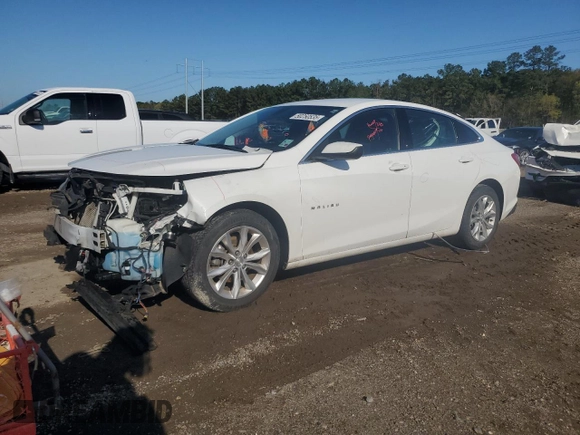 2020 Chevrolet Malibu LT with VIN 1G1ZD5STXLF004082, listed as a Copart auction lot 50250535 with 78,150 mi miles and Salvage Title. Bid and sale history available at carsss.com. Image 1.