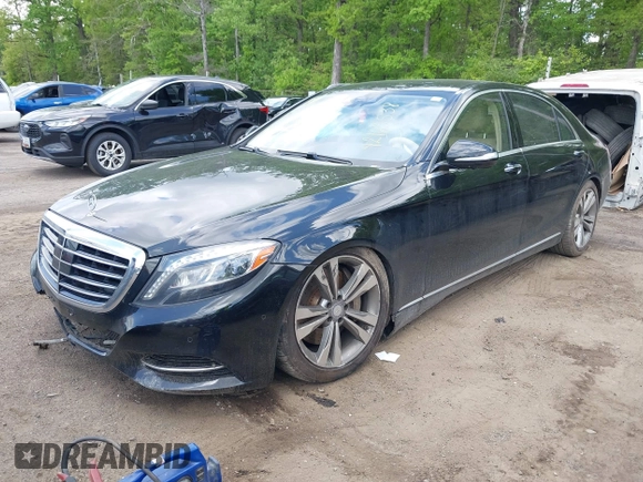 2015 Mercedes-Benz S 550 with VIN WDDUG8FB8FA087742, listed as a IAAI auction lot 42163538 with Not Provided miles and . Bid and sale history available at carsss.com. Image 16.