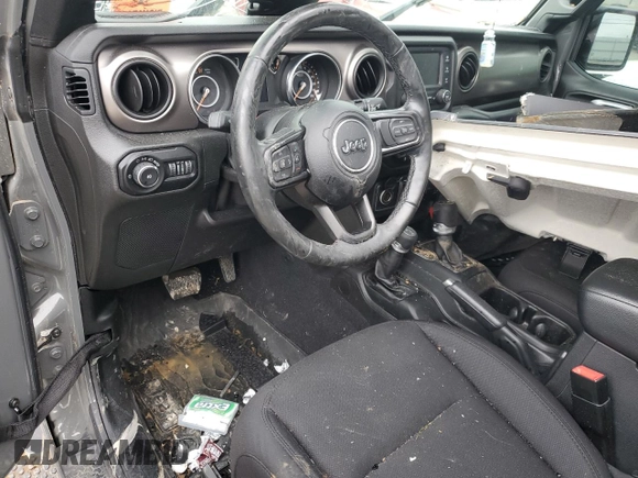 2020 Jeep Wrangler Willys with VIN 1C4GJXAG6LW273669, listed as a Copart auction lot 81670144 with 64,934 mi miles and Salvage title. Bid and sale history available at DreamBid. Image 8.