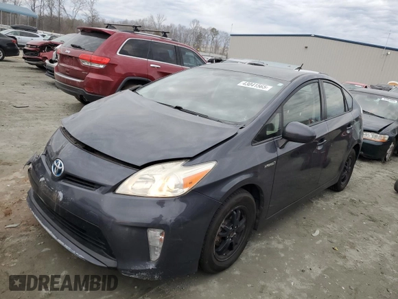 2013 Toyota Prius One with VIN JTDKN3DU5D1685900, listed as a Copart auction lot 43041565 with 193,277 mi miles and Salvage Title. Bid and sale history available at carsss.com. Image 1.