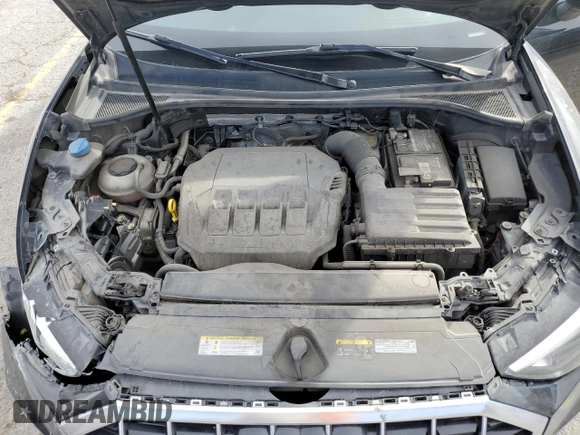 2020 Audi Q3 S line Premium with VIN WA1DECF34L1123427, listed as a Copart auction lot 44001445 with 52,799 mi miles and Salvage Title. Bid and sale history available at carsss.com. Image 12.