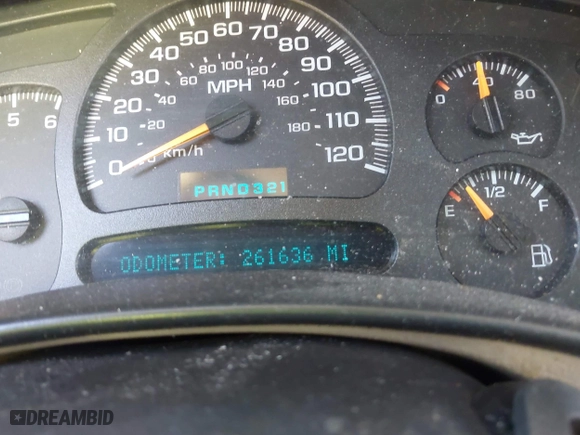 2004 Chevrolet Tahoe LT with VIN 1GNEC13Z74J323109, listed as a IAAI auction lot 41829422 with 261,636 mi miles. Bid and sale history available at carsss.com. Image 7.