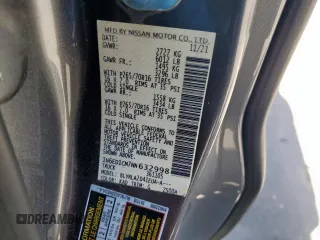 2022 Nissan Frontier S with VIN 1N6ED1CM7NN632998, listed as a Copart auction lot 52043135 with 33,286 mi miles and Salvage title. Bid and sale history available at DreamBid. Image 12.