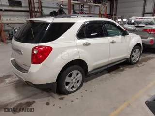2015 Chevrolet Equinox LTZ with VIN 1GNFLHEK0FZ117504, listed as a IAAI auction lot 41743168 with 107,826 mi miles. Bid and sale history available at carsss.com. Image 4.