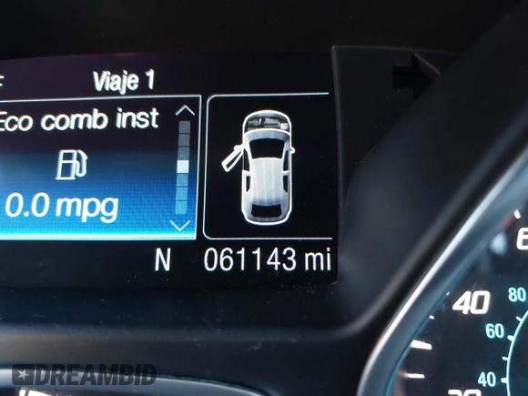 2016 Ford Escape SE with VIN 1FMCU0G96GUA99637, listed as a IAAI auction lot 41851586 with 61,143 mi miles. Bid and sale history available at carsss.com. Image 16.