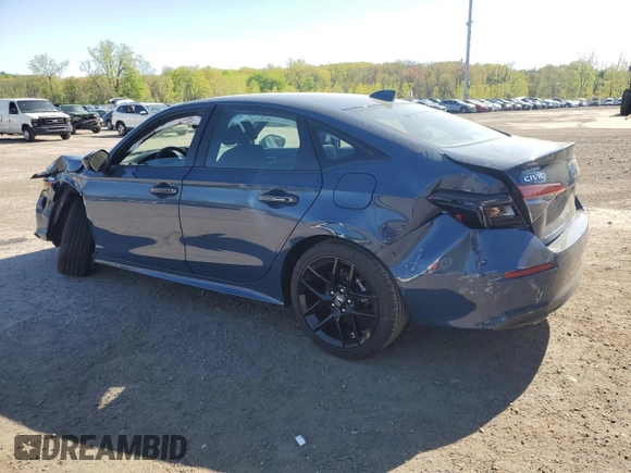 2025 Honda Civic Sport with VIN 2HGFE2F54SH519305, listed as a Copart auction lot 54912895 with 6,146 mi miles and Salvage title. Bid and sale history available at DreamBid. Image 2.